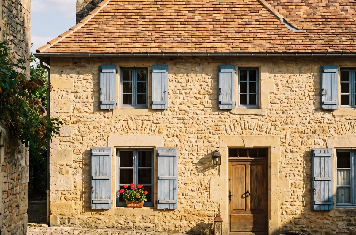 Pose de tuiles — Monbazillac Le Château